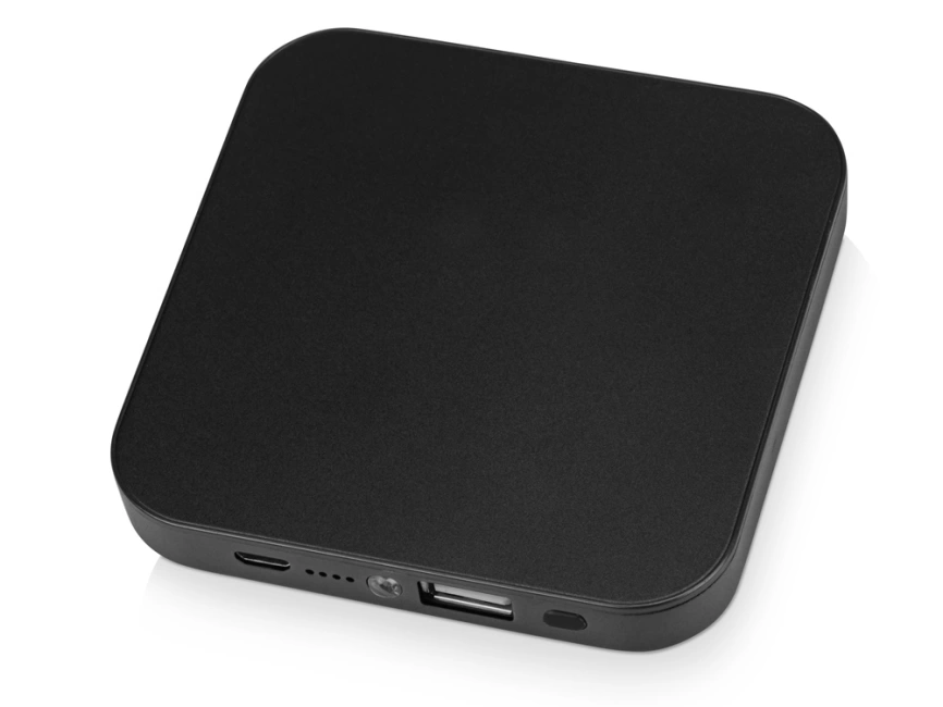 Портативное зарядное устройство на 4000 mAh с литий-полимерной батареей в компактном корпусе из металла, черный фото 1