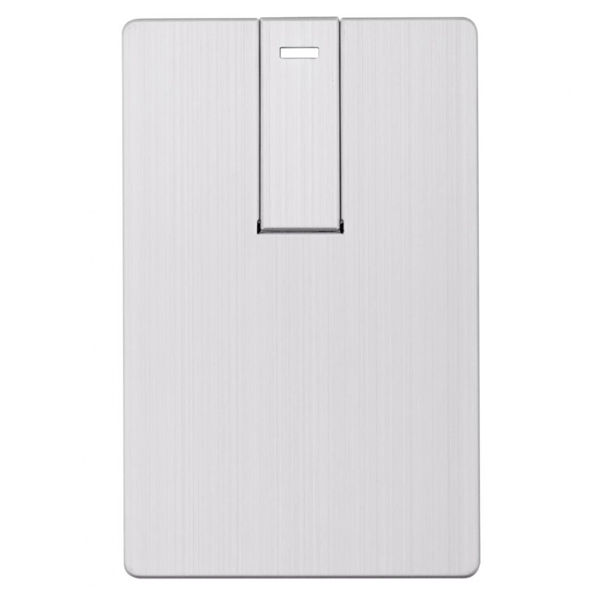 Флешка Platinum Card, 32 Гб, серебристая фото 2