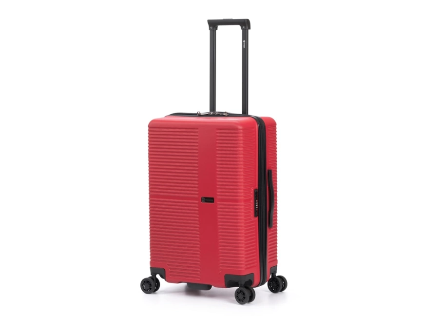 Чемодан TORBER Elton, красный, ABS-пластик, 41 х 28 х 68 см, 64 л фото 1