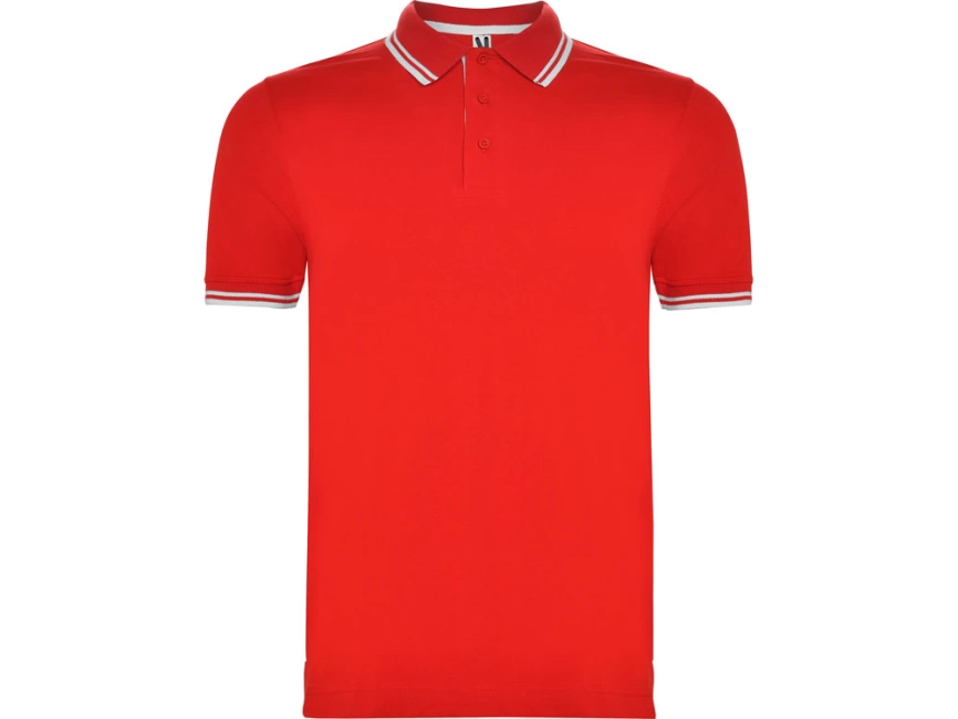 Рубашка поло Montreal мужская, красный/белый фото 1