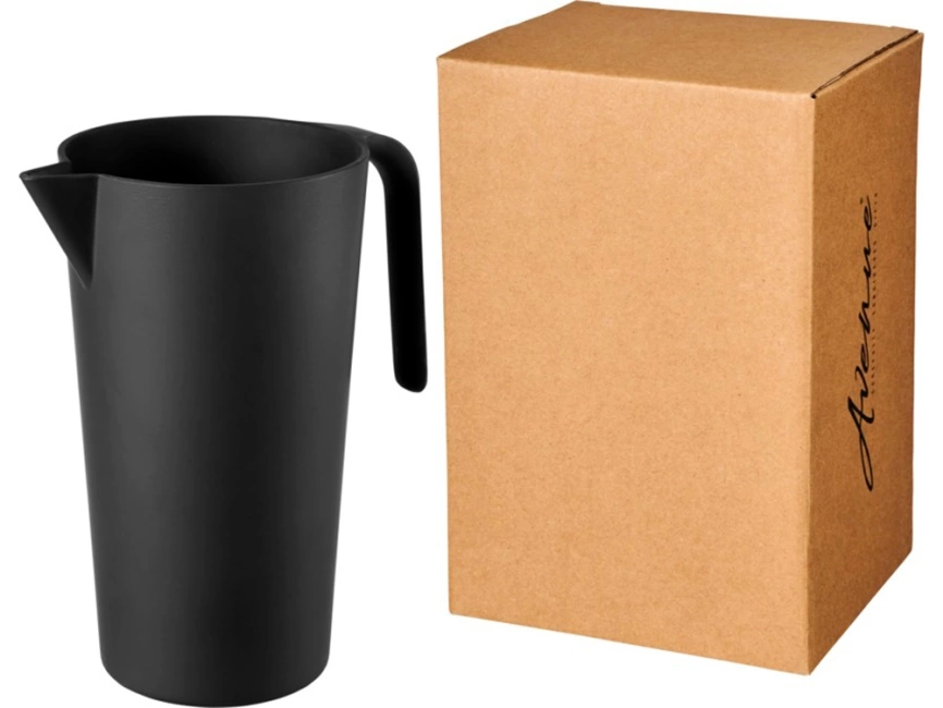 Графин Hermes из бамбукового волокна объемом 1,7 литра, черный фото 4