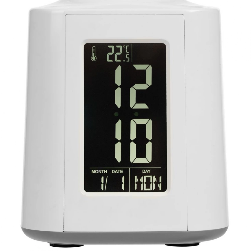 Настольная лампа с подставкой для ручек Bendy, белая фото 6