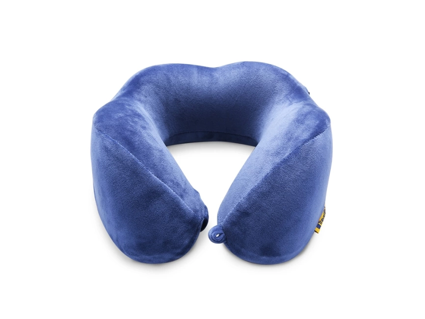 Подушка для путешествий с эффектом памяти, с капюшоном Hooded Tranquility Pillow, синий фото 1