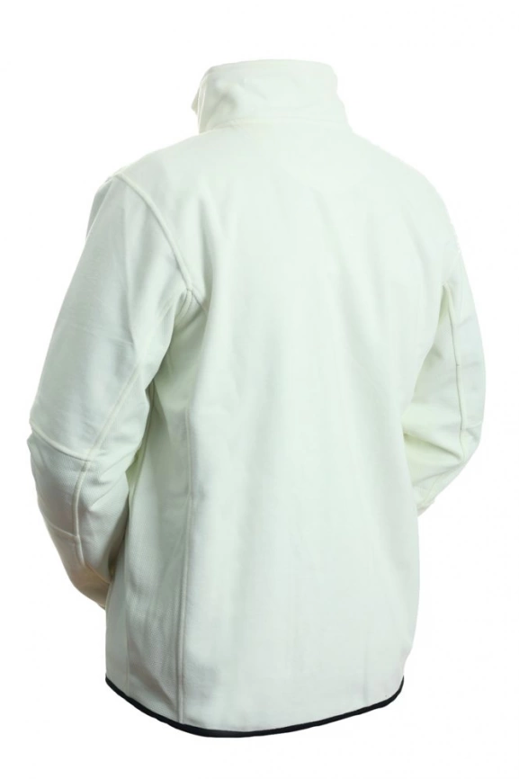 Куртка флисовая мужская Lancaster, белая с оттенком слоновой кости, размер XXL фото 2