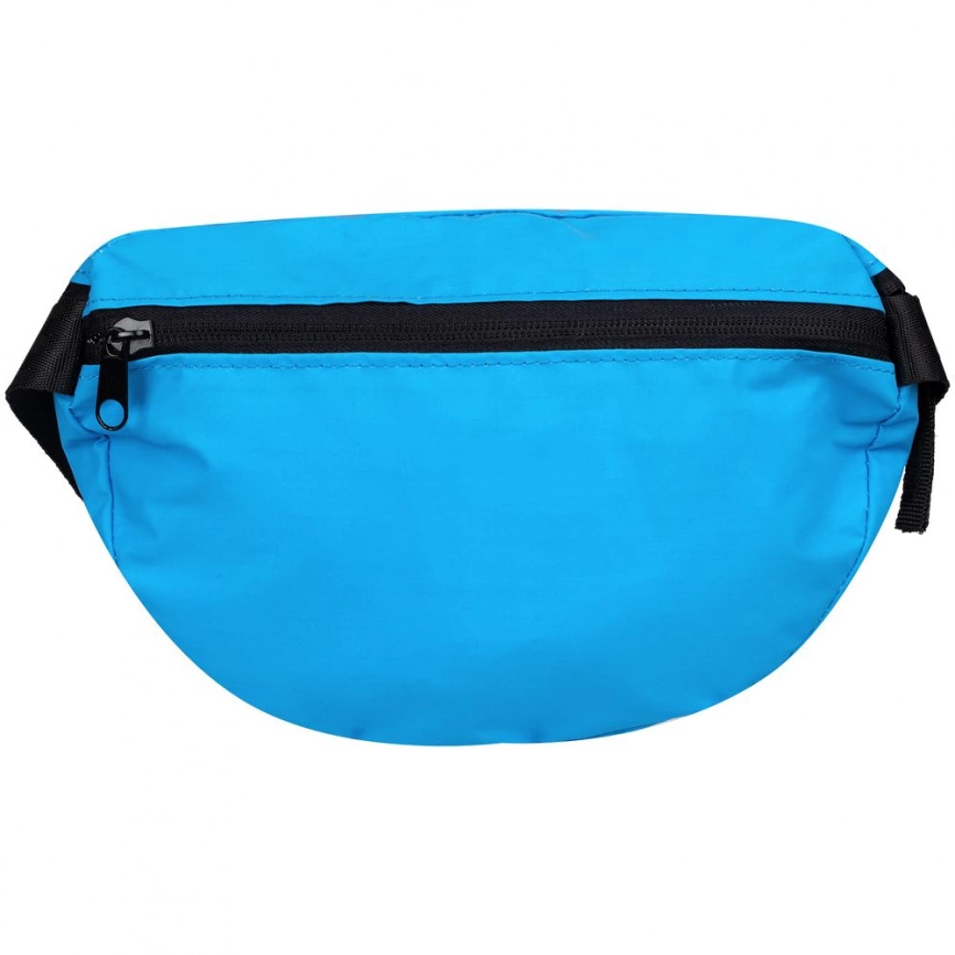 Поясная сумка Manifest Color из светоотражающей ткани, синяя фото 4