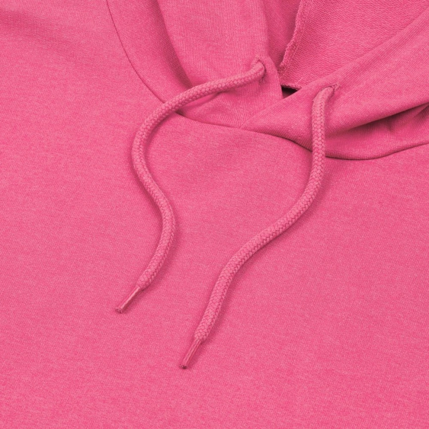Толстовка с капюшоном унисекс Hoodie, розовая, размер XS фото 8