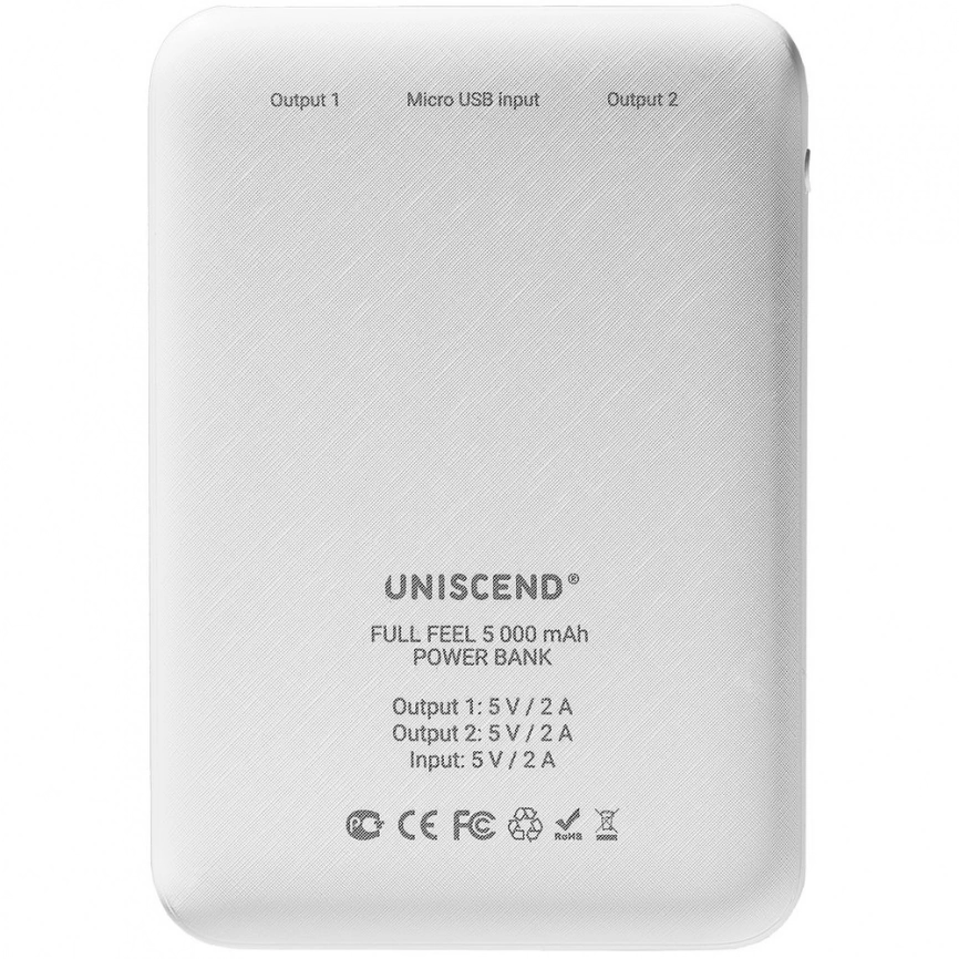 Внешний аккумулятор Uniscend Full Feel 5000 мАч, белый фото 3
