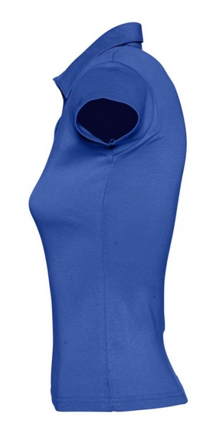 Рубашка поло женская без пуговиц Pretty 220 ярко-синяя (royal), размер XL фото 3