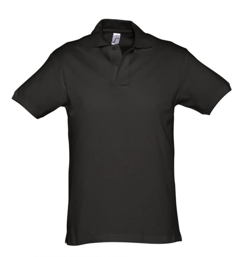 Рубашка поло мужская Spirit 240 черная, размер XXL фото 1