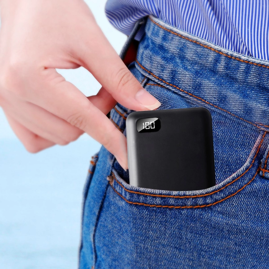 Внешний аккумулятор Etra  10000 mAh - Черный AA фото 4