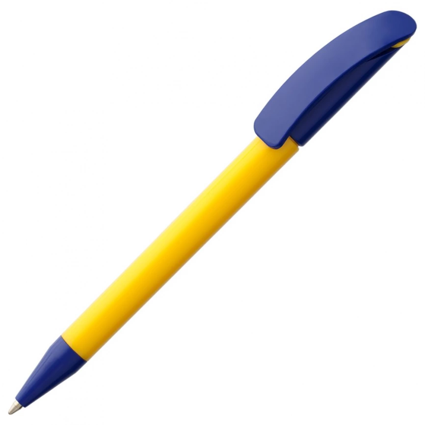 Ручка шариковая Prodir DS3 TPP Special, желтая с синим фото 1