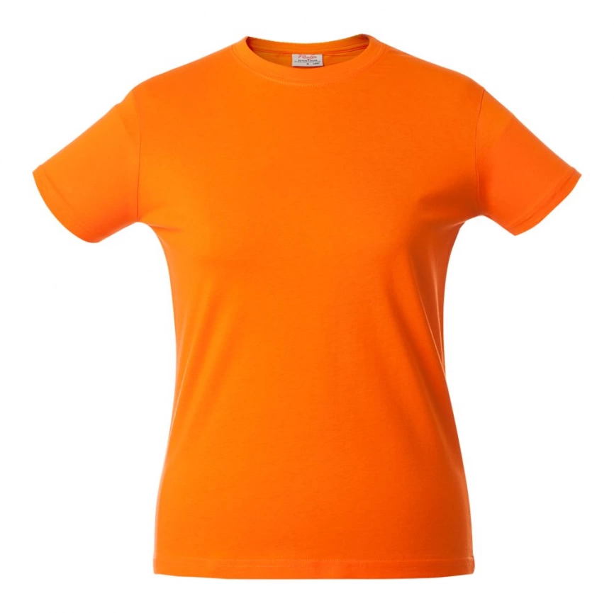 Футболка женская Heavy Lady оранжевая, размер XXL фото 1