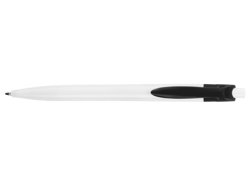 Ручка шариковая Какаду, белая с черным фото 5