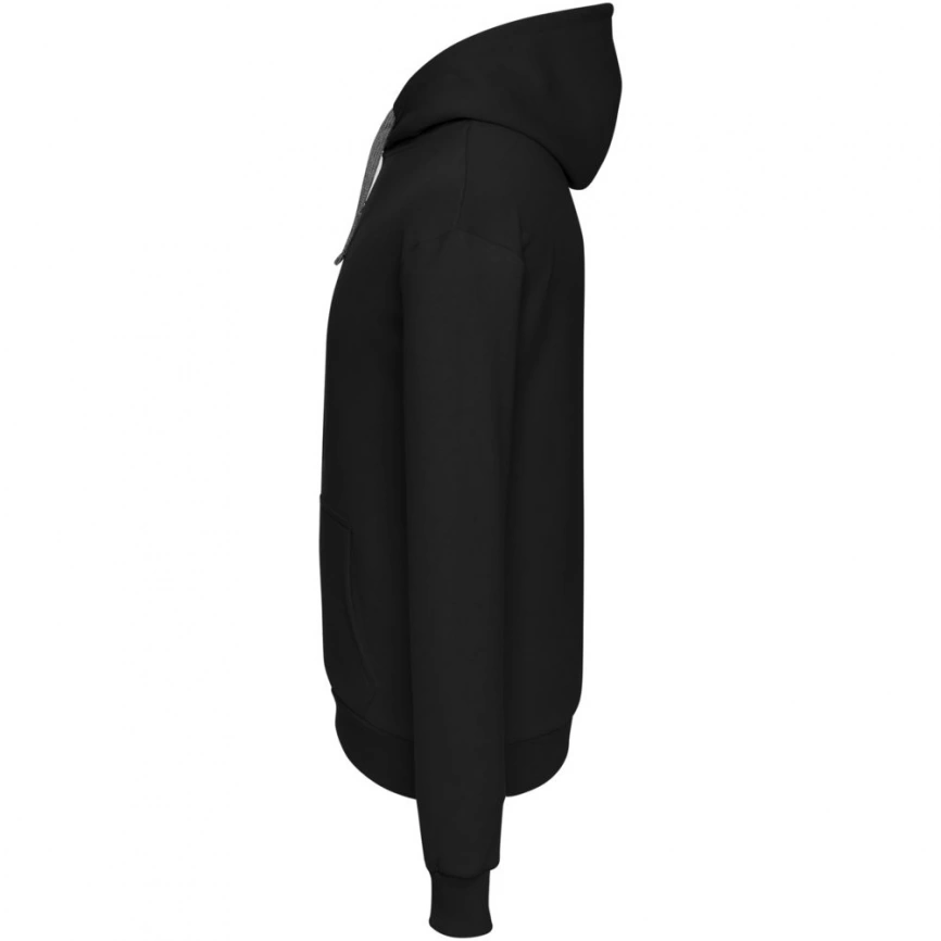 Толстовка с капюшоном Unit Kirenga черная, размер S фото 3