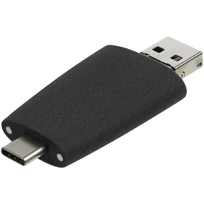 Флешка Pebble Universal, USB 3.0, черная, 32 Гб фото 6