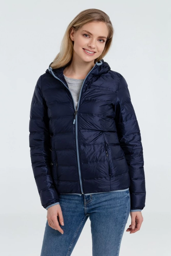 Куртка пуховая женская Tarner Lady Comfort темно-синяя, размер M фото 6