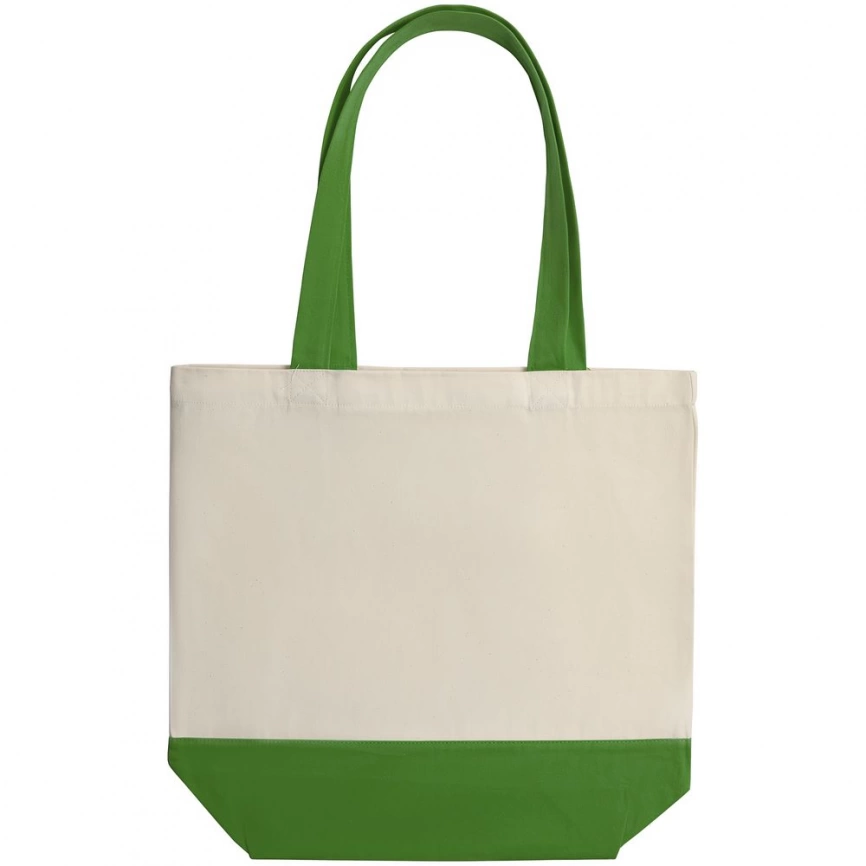 Холщовая сумка Shopaholic, ярко-зеленая фото 3