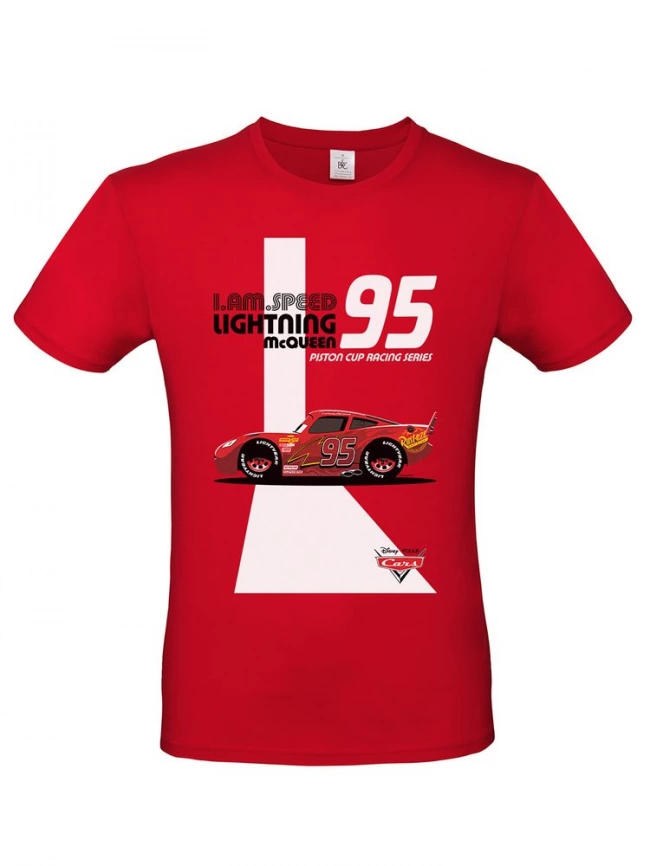 Футболка McQueen 95, красная, размер XL фото 3