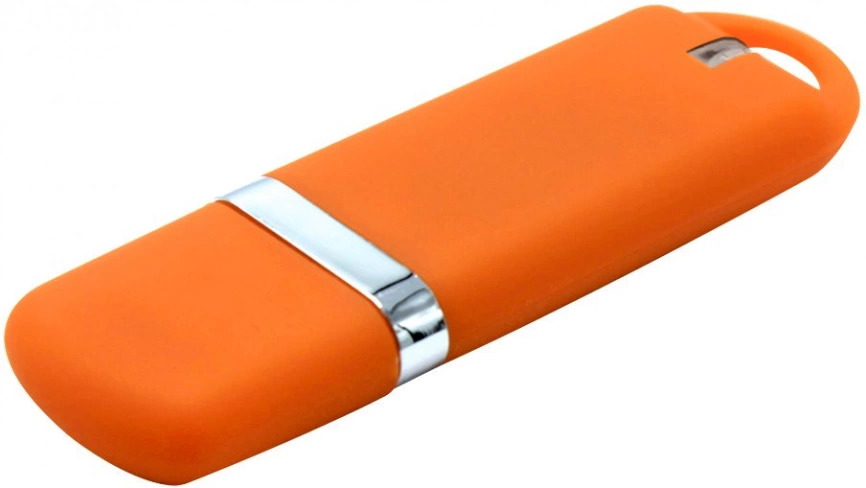 Флешка Shape с покрытием Софт Тач 16 Гб - Оранжевый OO фото 1