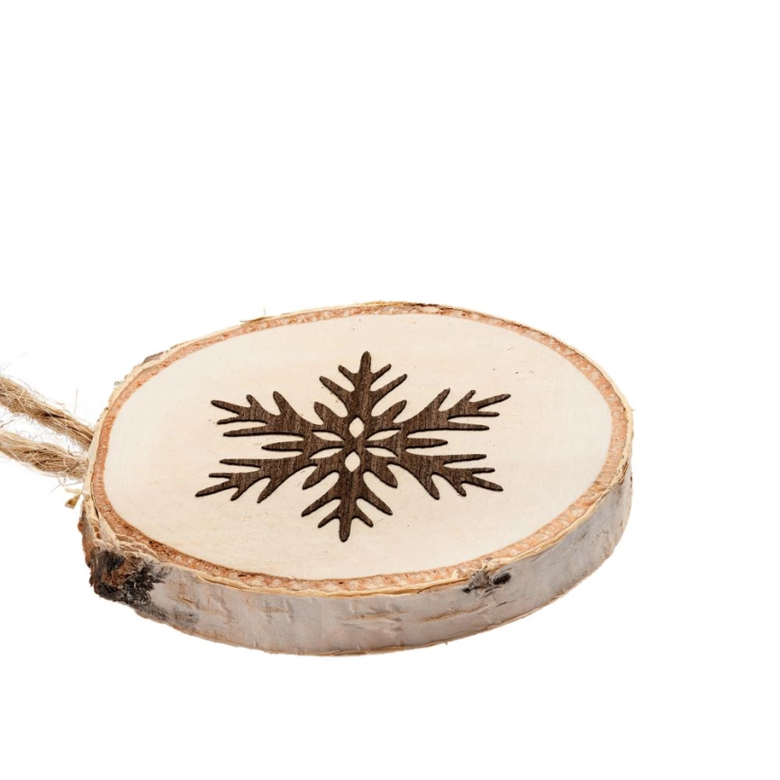 Подвеска Logger, малая, со снежинкой фото 3