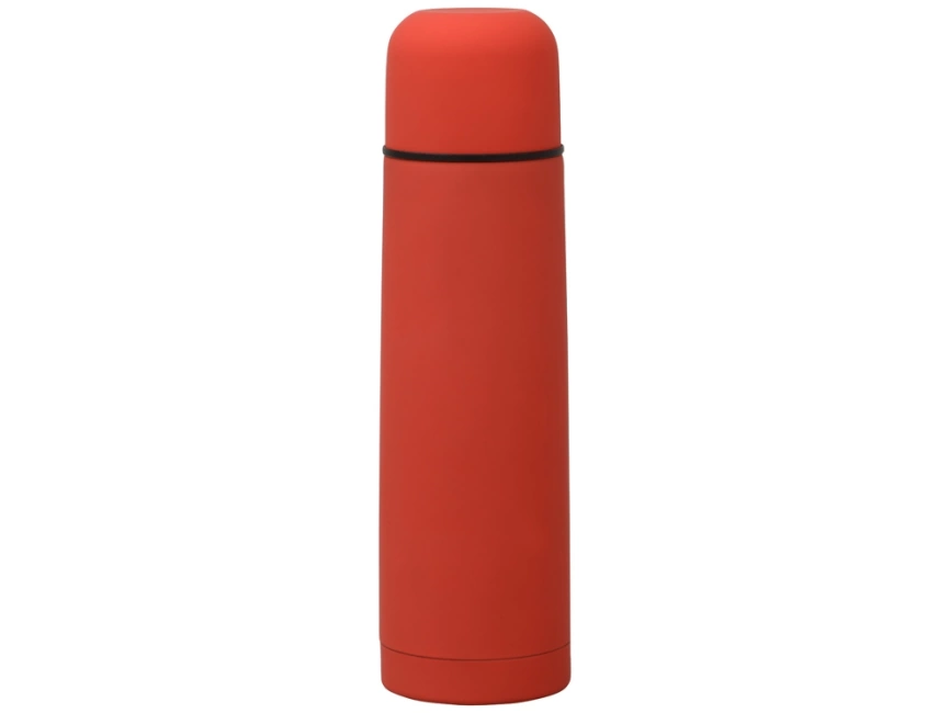 Термос Ямал Soft Touch 500мл, матовый красный фото 5