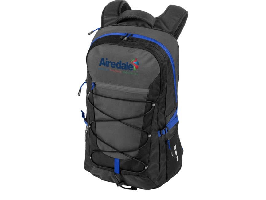 Рюкзак Milton для ноутбука 15,4, черный/темно-серый/ярко-синий фото 4