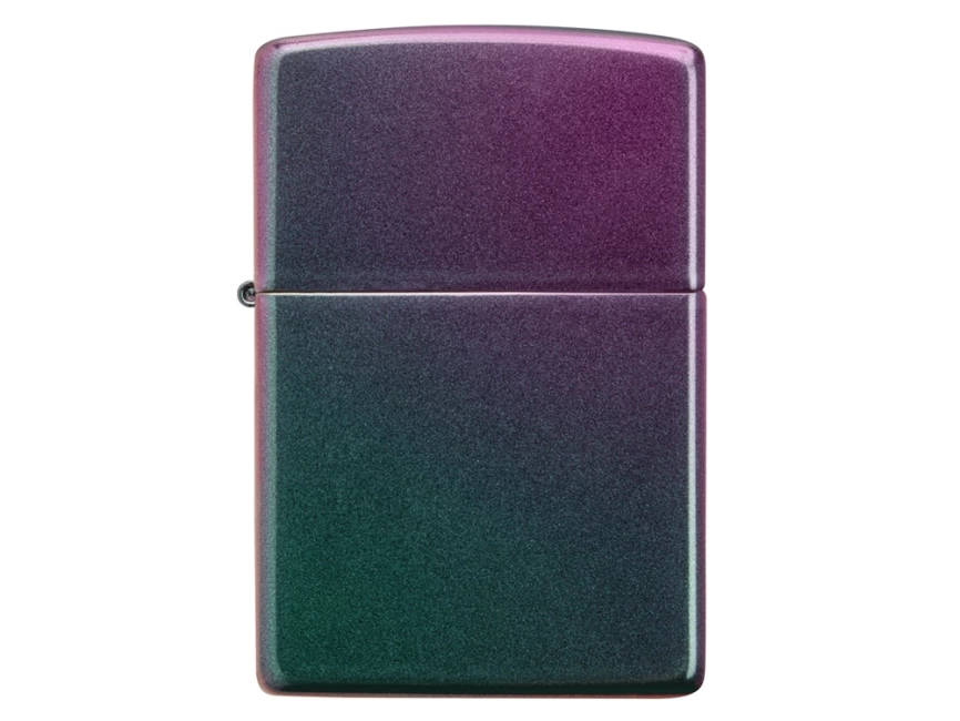 Зажигалка ZIPPO Classic с покрытием Iridescent, латунь/сталь, фиолетовая, матовая, 38x13x57 мм фото 2