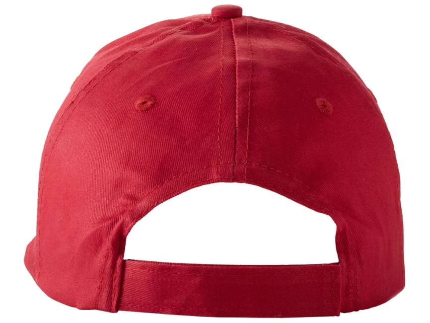 Бейсболка Watson, 6 панелей, красный фото 2
