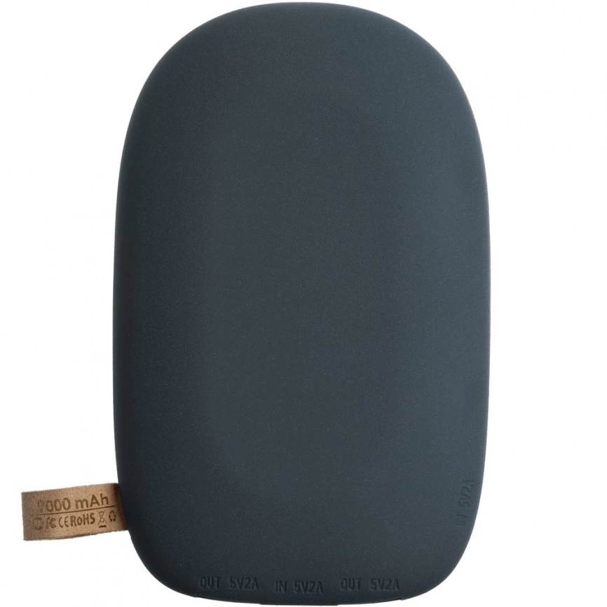 Аккумулятор с беспроводной зарядкой Pebble Wireless 9000 мАч, серо-синий фото 12