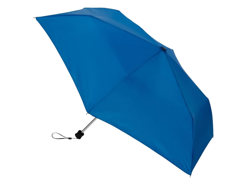 Складной компактный механический зонт Super Light, синий фото 2