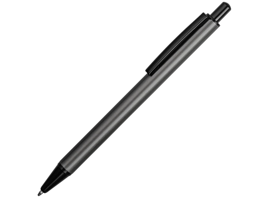Ручка металлическая шариковая Iron, серый/черный фото 1