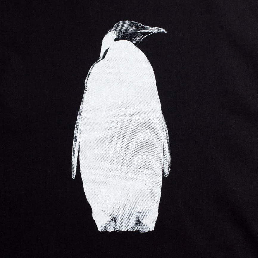 Холщовая сумка Like a Penguin, черная фото 2