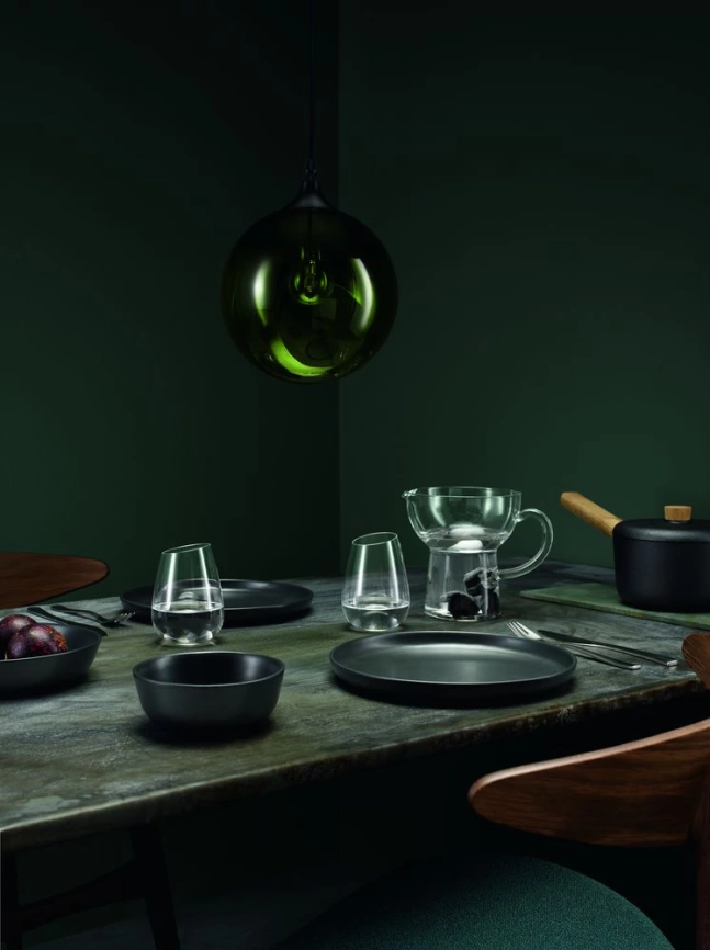 Тарелка Nordic Kitchen, малая, черная фото 3