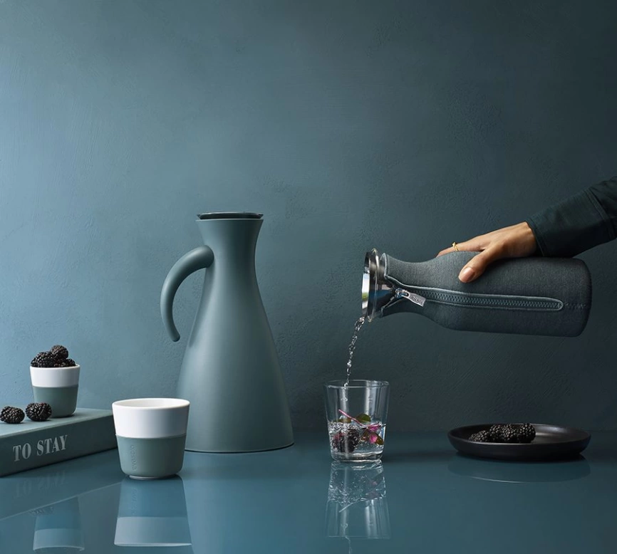 Графин Fridge в чехле, бирюзово-синий фото 2