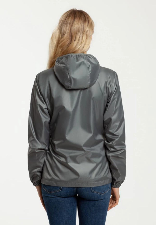 Ветровка женская Fastplant серая, размер M фото 9