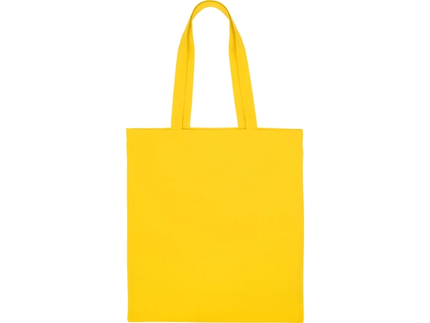 Сумка для шопинга Carryme 140 хлопковая, 140 г/м2, желтый фото 4