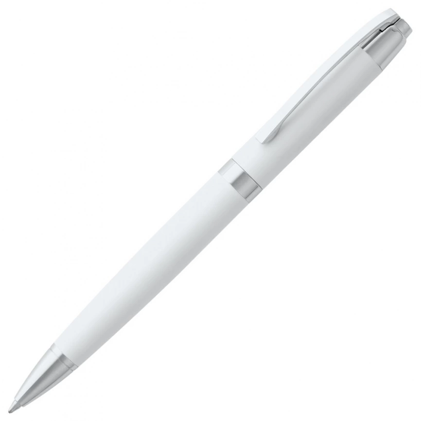 Ручка шариковая Razzo Chrome, белая фото 1