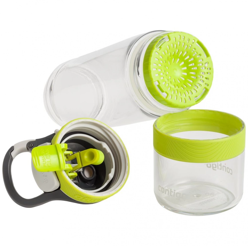 Бутылка для воды Cortland Infuser, зеленое яблоко фото 4