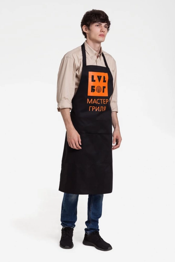 Фартук «LVL Бог», черный фото 4