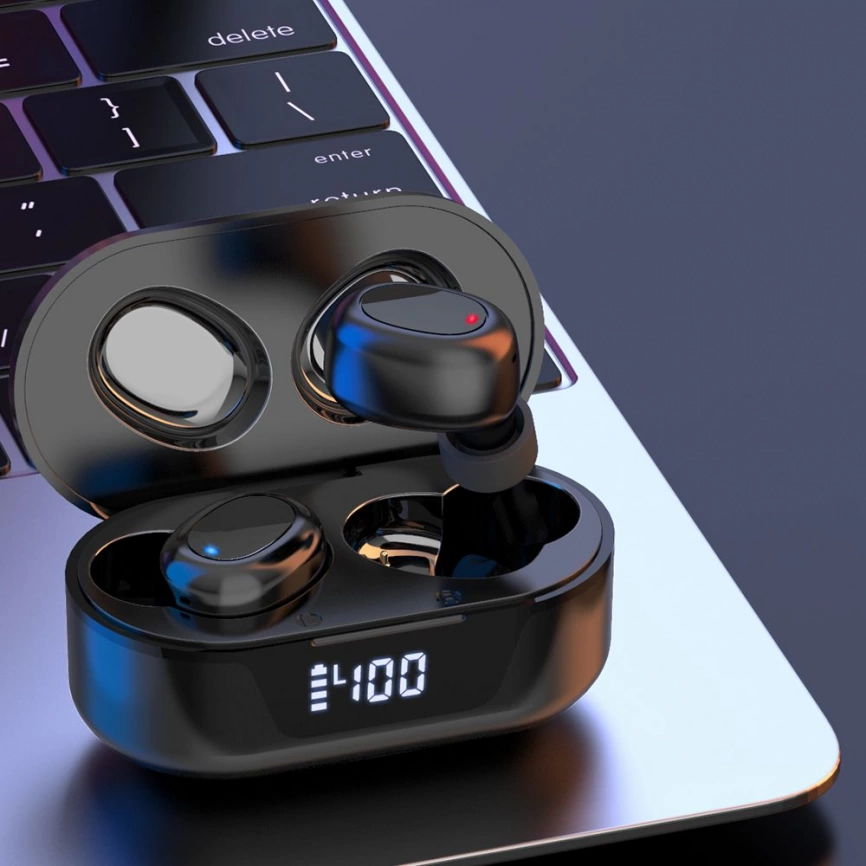 Наушники беспроводные  Bluetooth Gubber TW16, чёрные фото 5