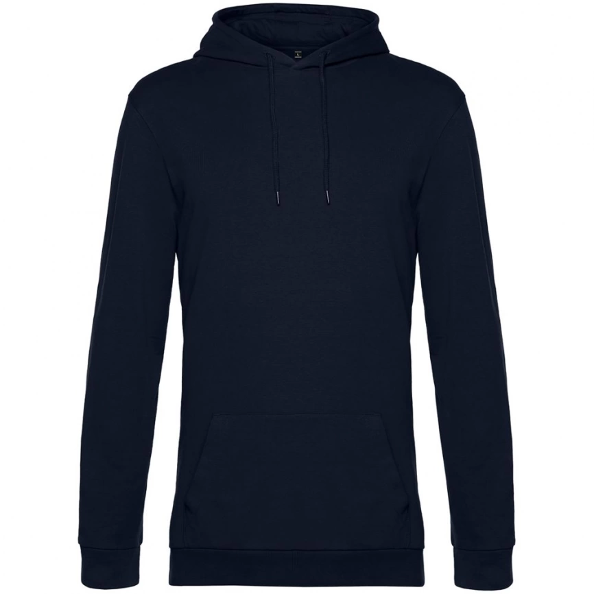 Толстовка с капюшоном унисекс Hoodie, темно-синяя, размер 3XL фото 1