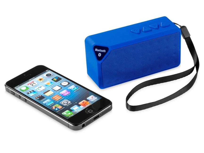 Колонка Jabba Bluetooth®, синий фото 3