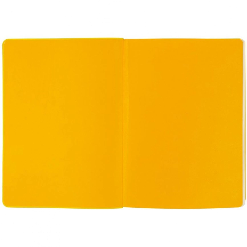Ежедневник Slip, недатированный, черный с желтым фото 4