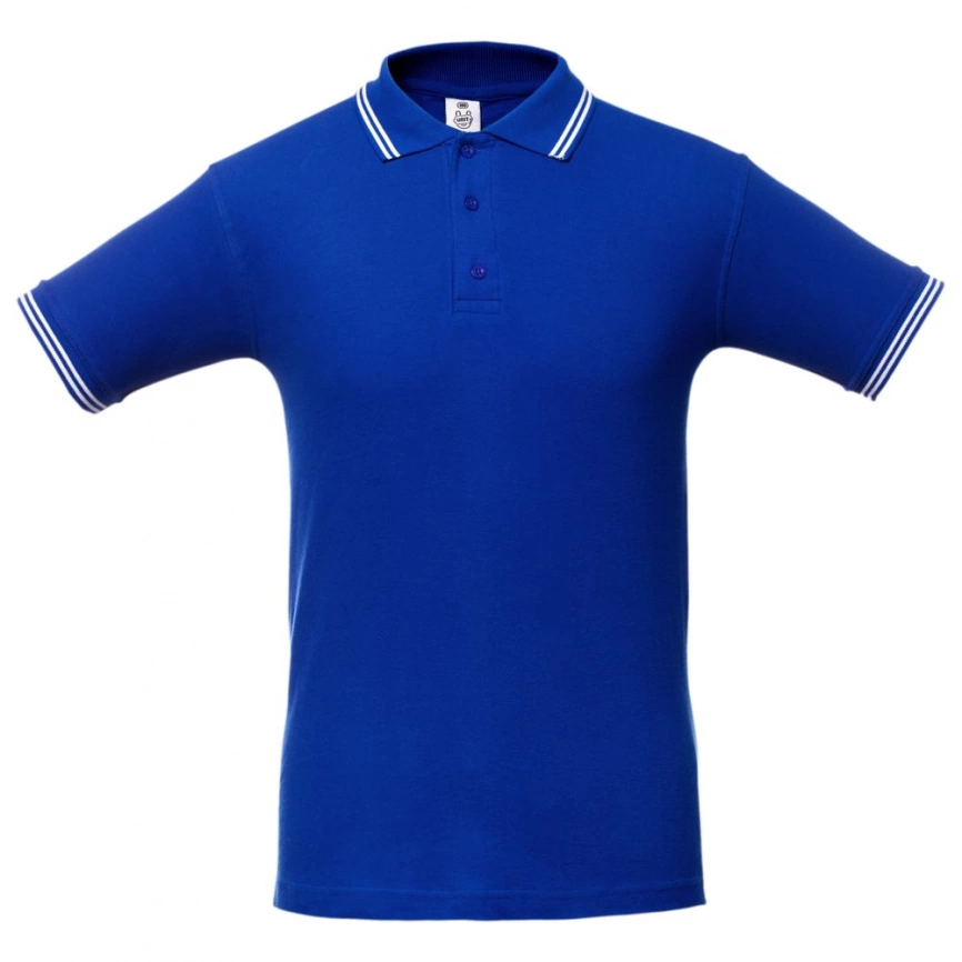 Рубашка поло Virma Stripes, ярко-синяя, размер XL фото 1