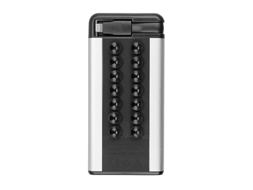 Портативное зарядное устройство Octopus, серебристый фото 3