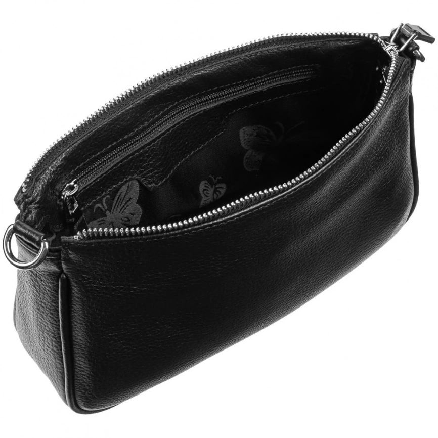 Сумка через плечо Gamma, черная фото 14