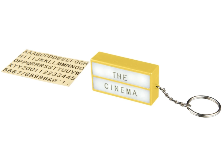Брелок - фонарик Cinema, желтый фото 1