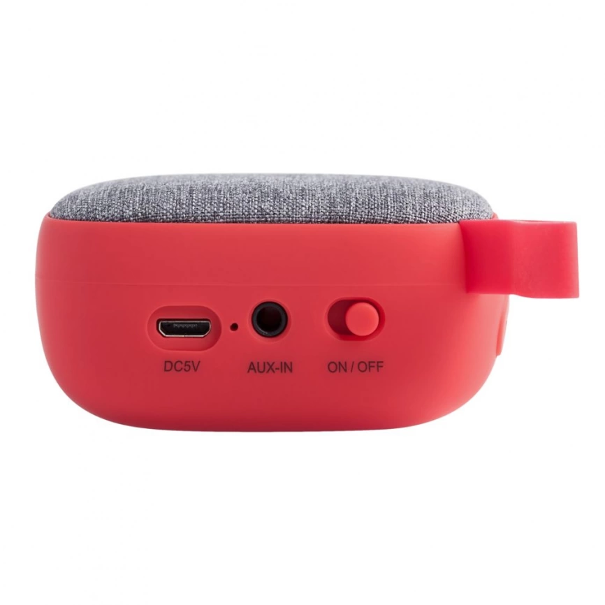 Беспроводная колонка Chubby, красная фото 5