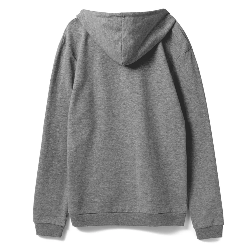 Толстовка с капюшоном унисекс Hoodie, темно-серый меланж, размер M фото 7