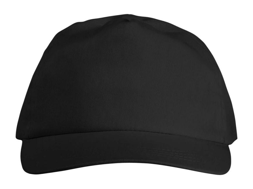 Бейсболка Basic, 5-ти панельная, черный фото 3